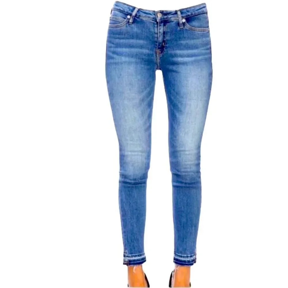 Blue Denim Mid Rise Skinny Jeans Calvin Klein Jeans 30x32 NWT - Picture 2 of 5